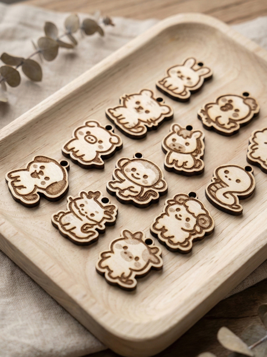 珍珠娛樂客製化商品：12生肖系列吊飾