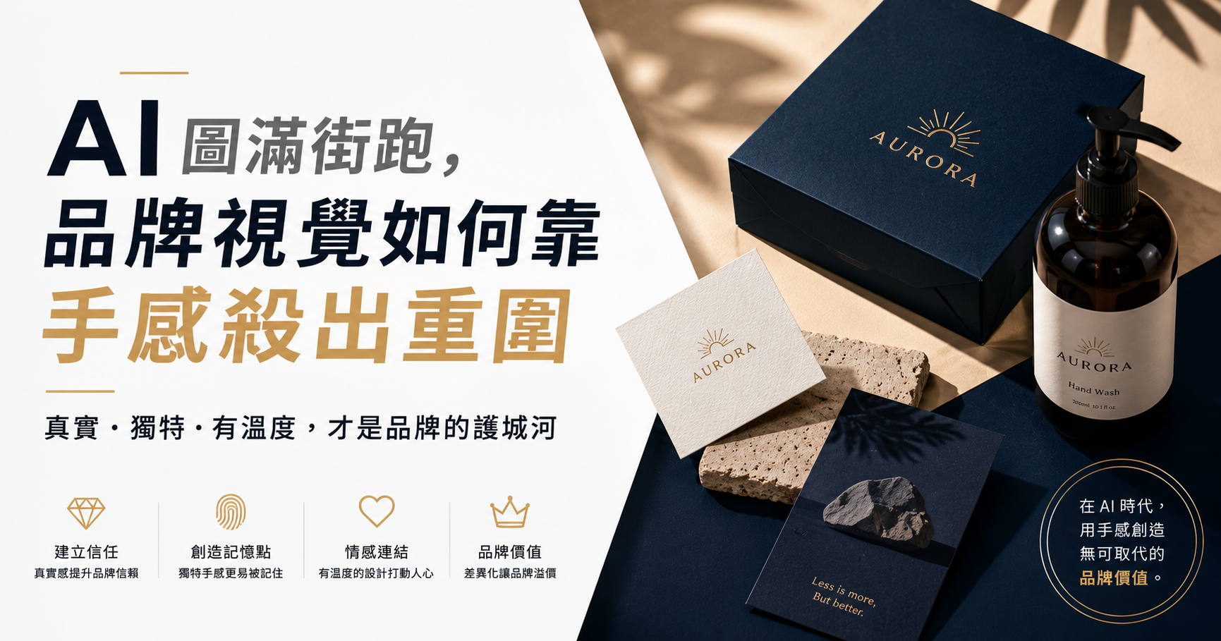 AI 圖滿街跑，品牌視覺如何靠手感殺出重圍