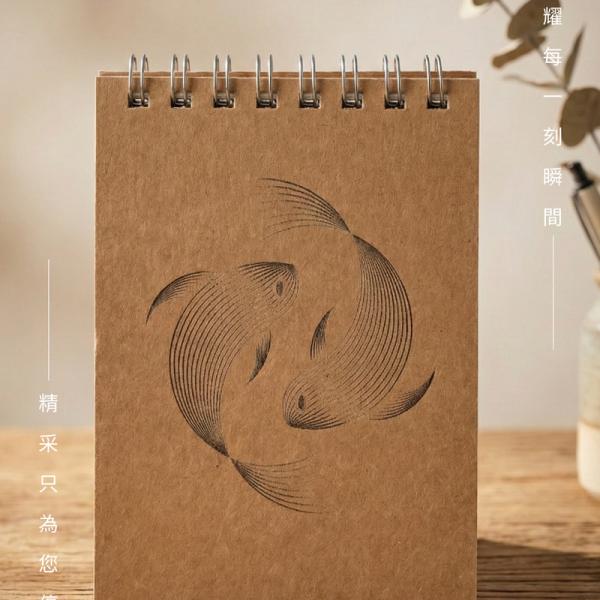 VIP 專屬客製化牛皮筆記本設計｜企業禮贈品與品牌識別應用｜PearlYule 珍珠娛樂